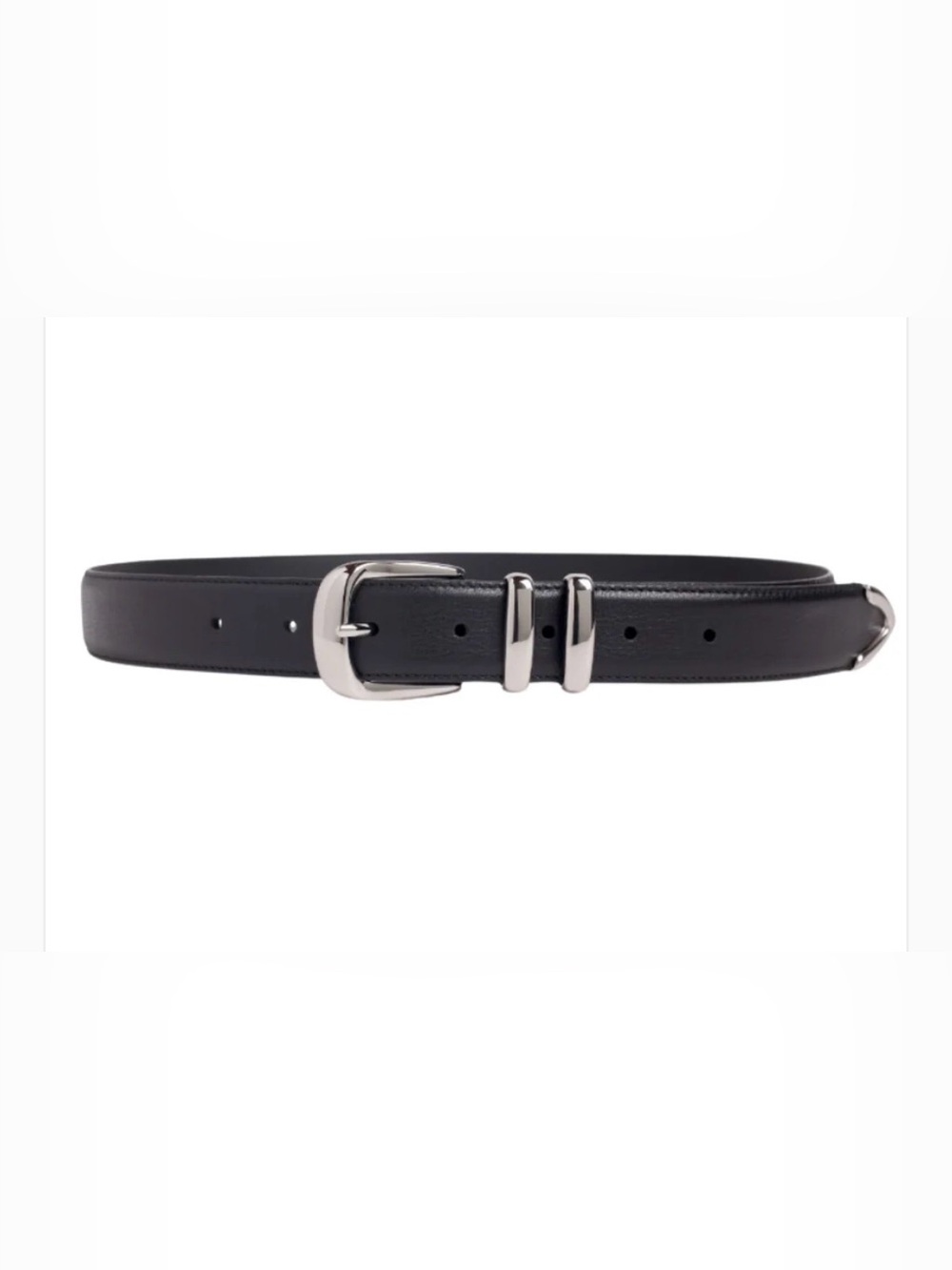 NEW Favorite Daughter Jordan Belt Navy-Silver